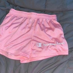 bright pink shorts